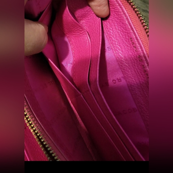 MARC BY MARC JACOBS gold and pink/Fuisha color Leather Wallet - Picture 8 of 16